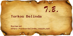 Torkos Belinda névjegykártya